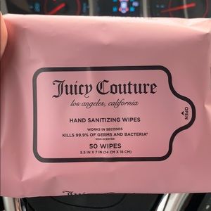 Juicy couture hand sanitizing wipes